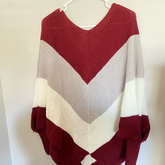 Poncho Sweater - Picture 3 of 3